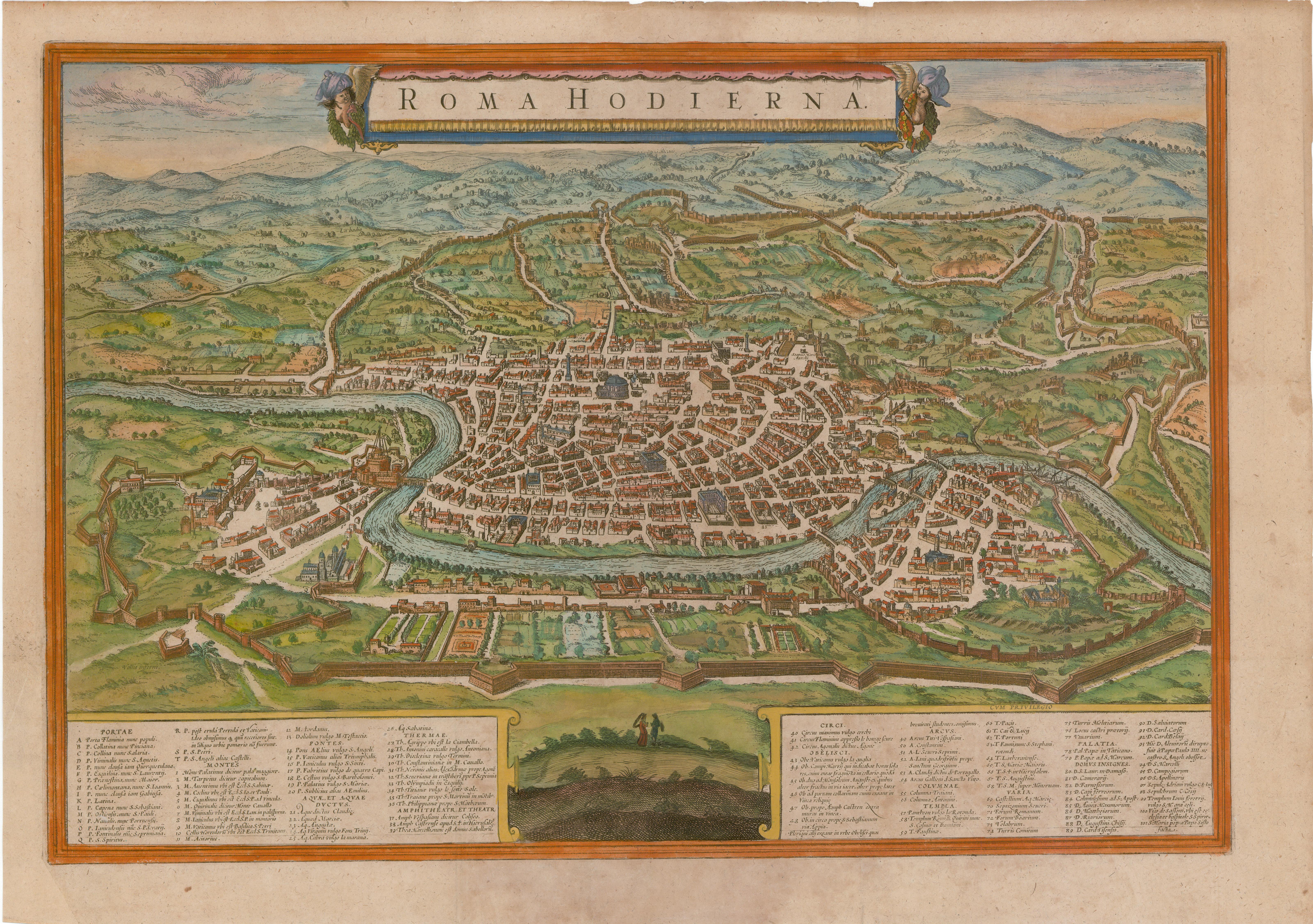 Mappe Italia Lazio Roma Hodierna